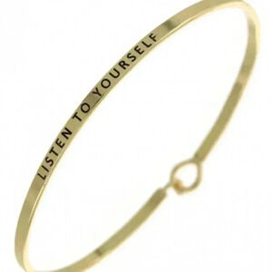 Listen To Yourself Bracelet